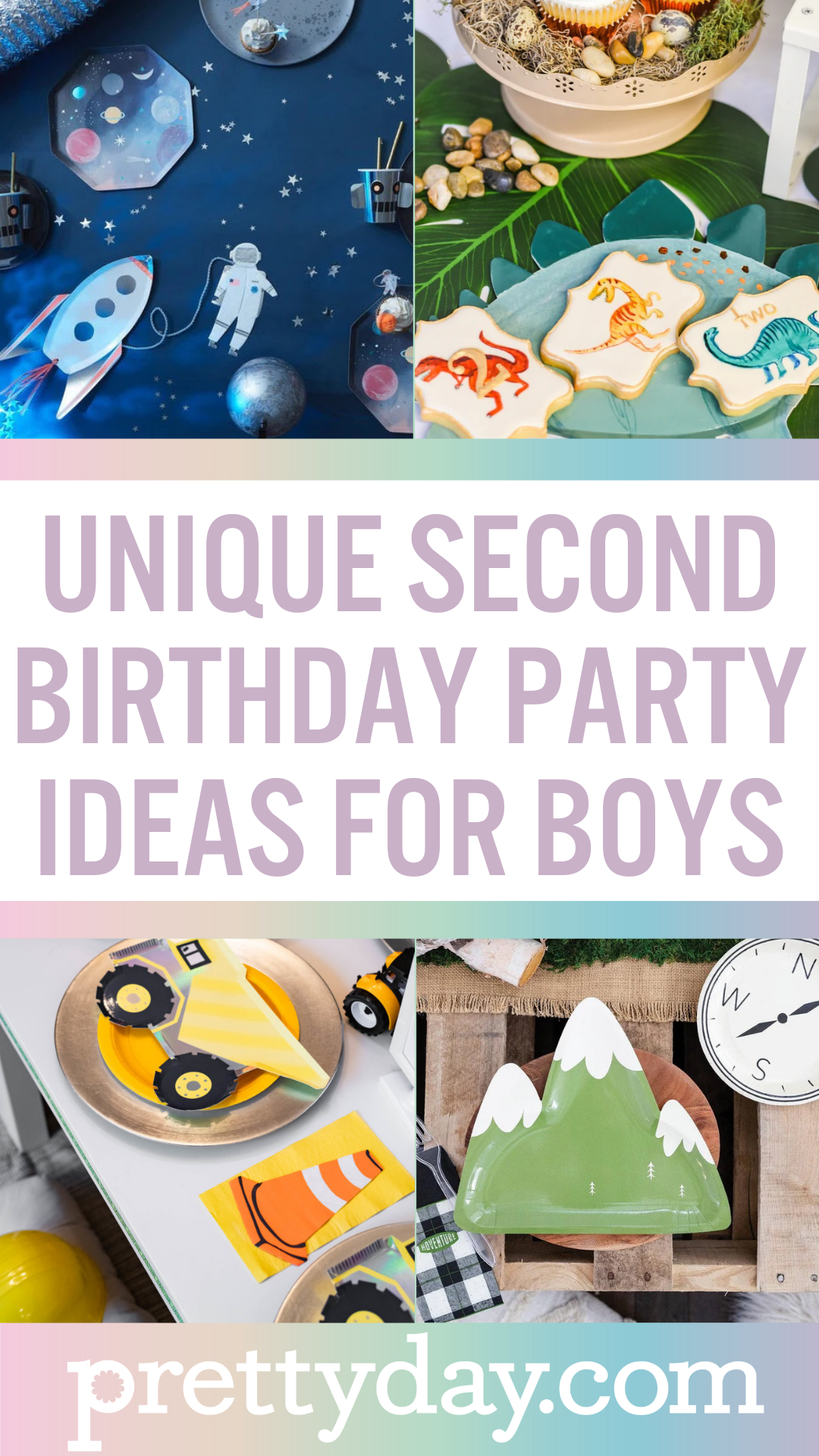 8 UNIQUE SECOND BIRTHDAY THEMES FOR BOYS!